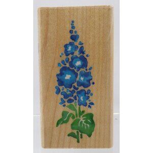 Holly hocks Stamp L041 Stampendous ©1994